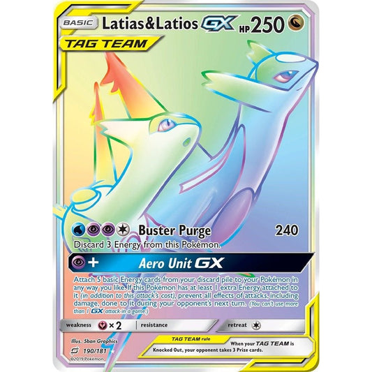 Image for Latias & Latios GX (Secret) (190/181) (SM9) - Pokemon