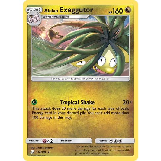 Image for Alolan Exeggutor (114) (114/181) (SM9) - Pokemon