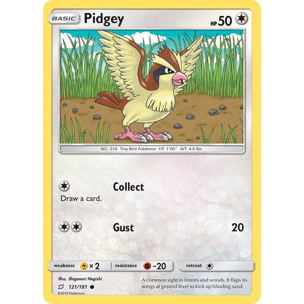 Image for Pidgey (121) (121/181) (SM9) - Pokemon