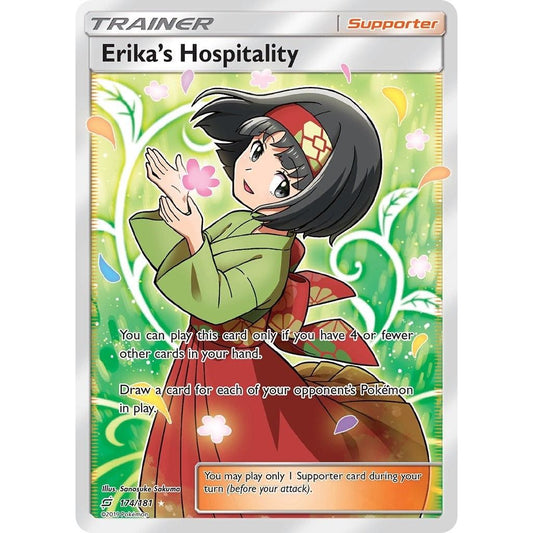 Image for Erika's Hospitality (Full Art) (174/181) (SM9) - Pokemon