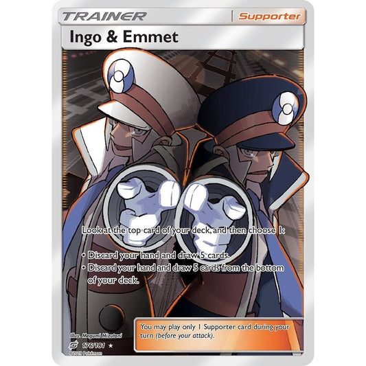 Image for Ingo & Emmet (Full Art) (176/181) (SM9) - Pokemon