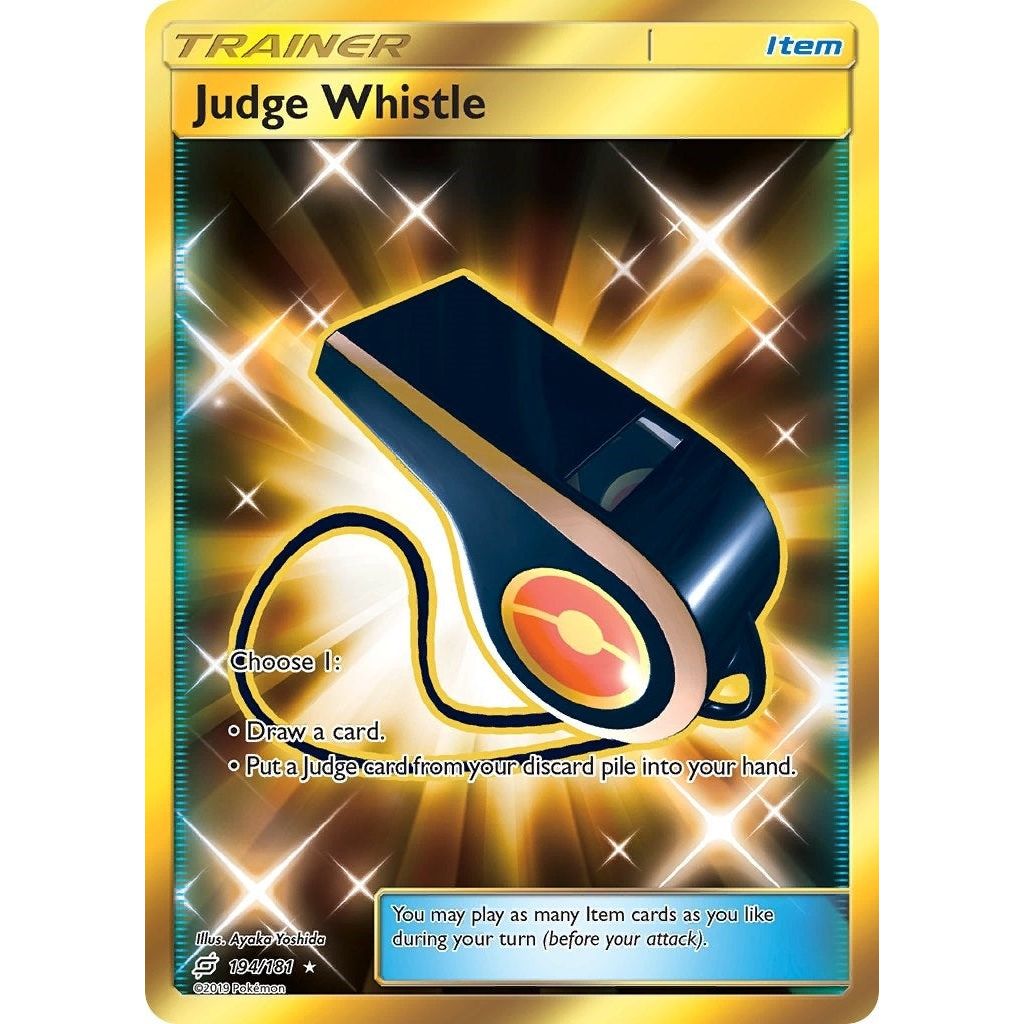 Image for Judge Whistle (Secret) (194/181) (SM9) - Pokemon