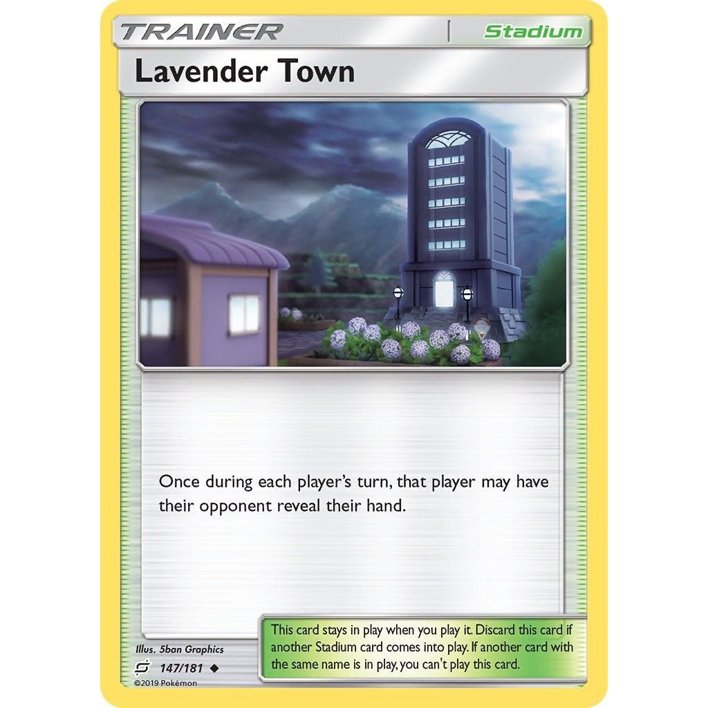 Image for Lavender Town (147/181) (SM9) - Pokemon