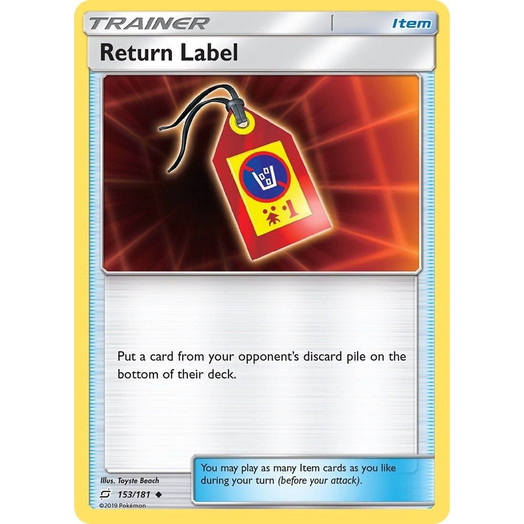 Image for Return Label (153/181) (SM9) - Pokemon