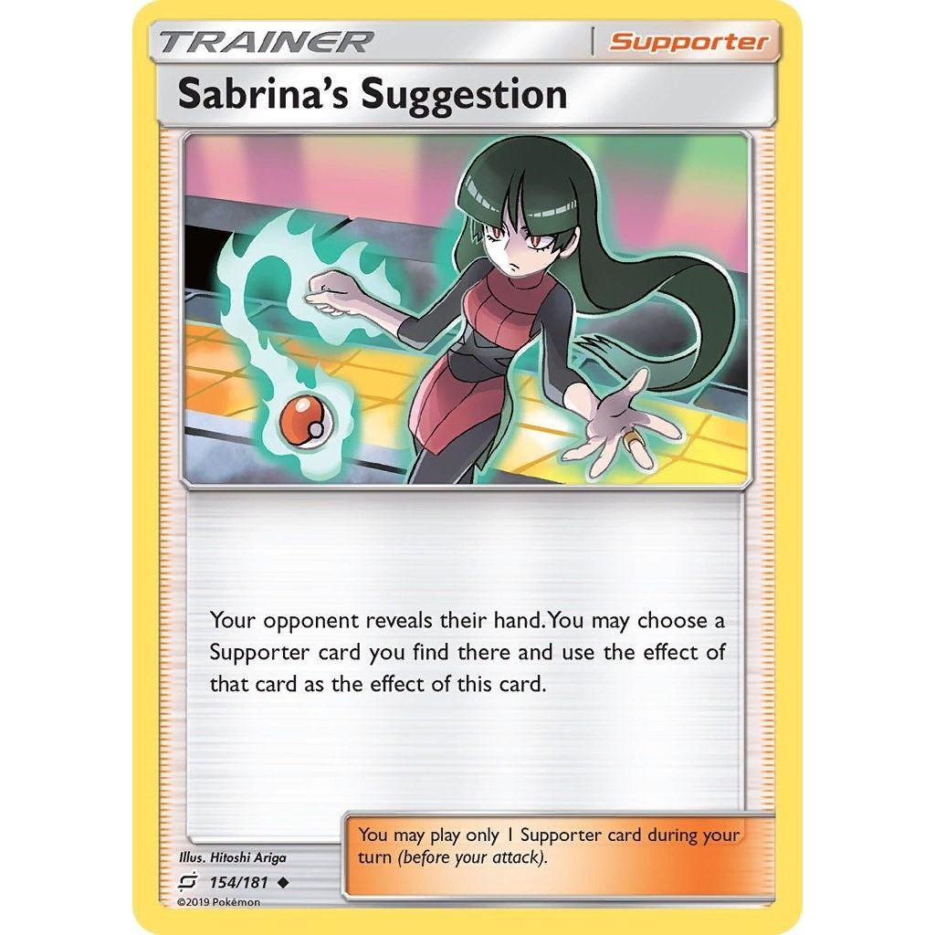 Image for Sabrina's Suggestion (154/181) (SM9) - Pokemon