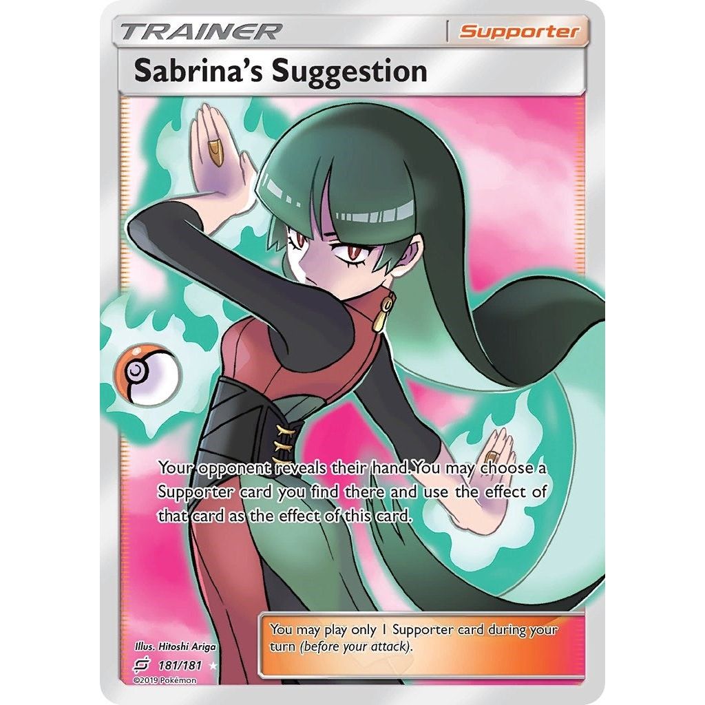 Image for Sabrina's Suggestion (Full Art) (181/181) (SM9) - Pokemon