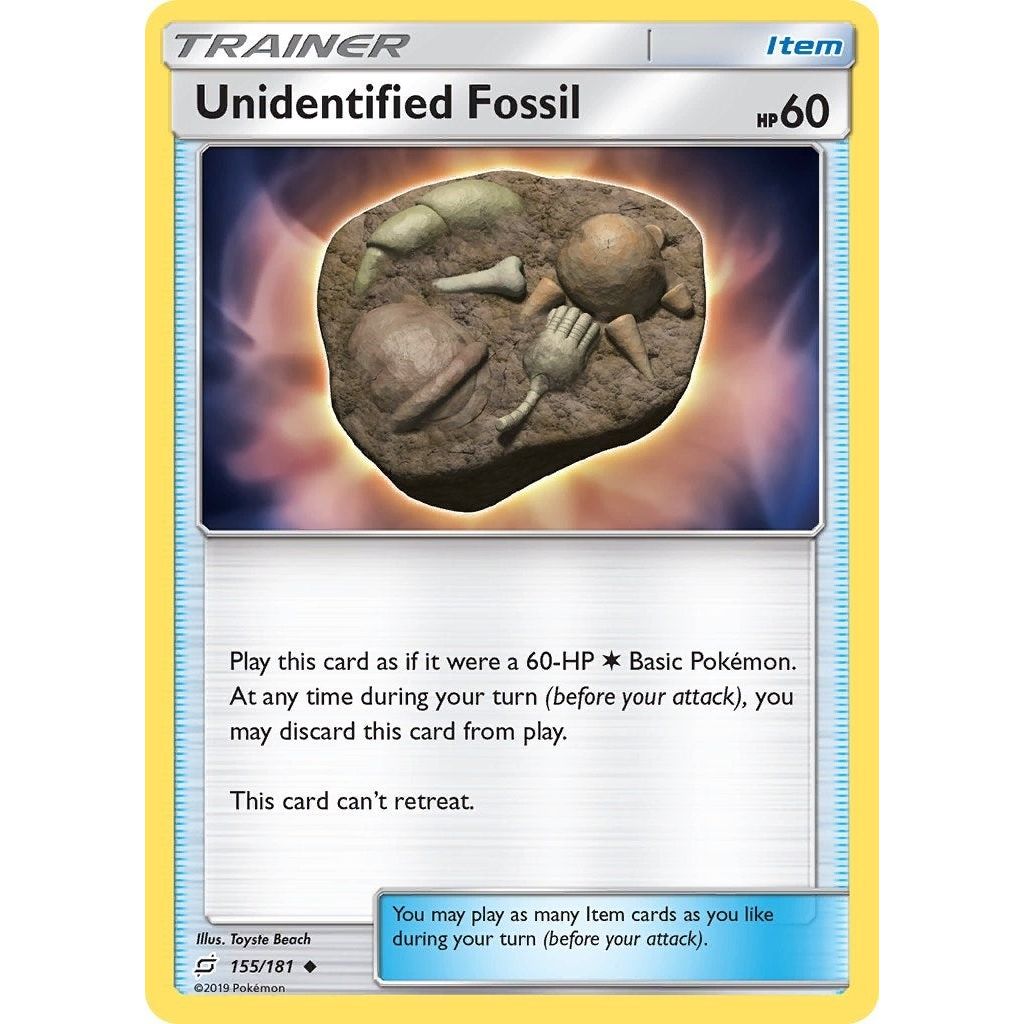 Image for Unidentified Fossil (155/181) (SM9) - Pokemon