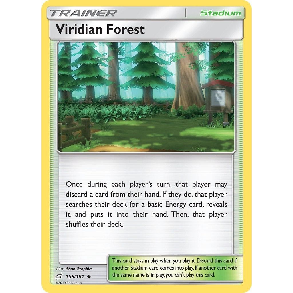 Image for Viridian Forest (156/181) (SM9) - Pokemon