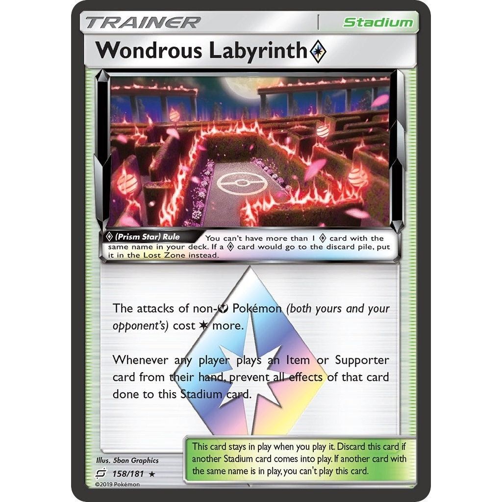 Image for Wondrous Labyrinth Prism Star (158/181) (SM9) - Pokemon