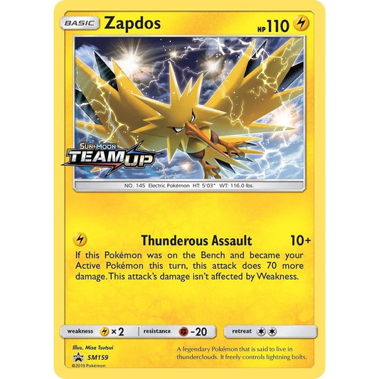 Image for Zapdos - SM159 (Prerelease) (SM159) (SMP) - Pokemon