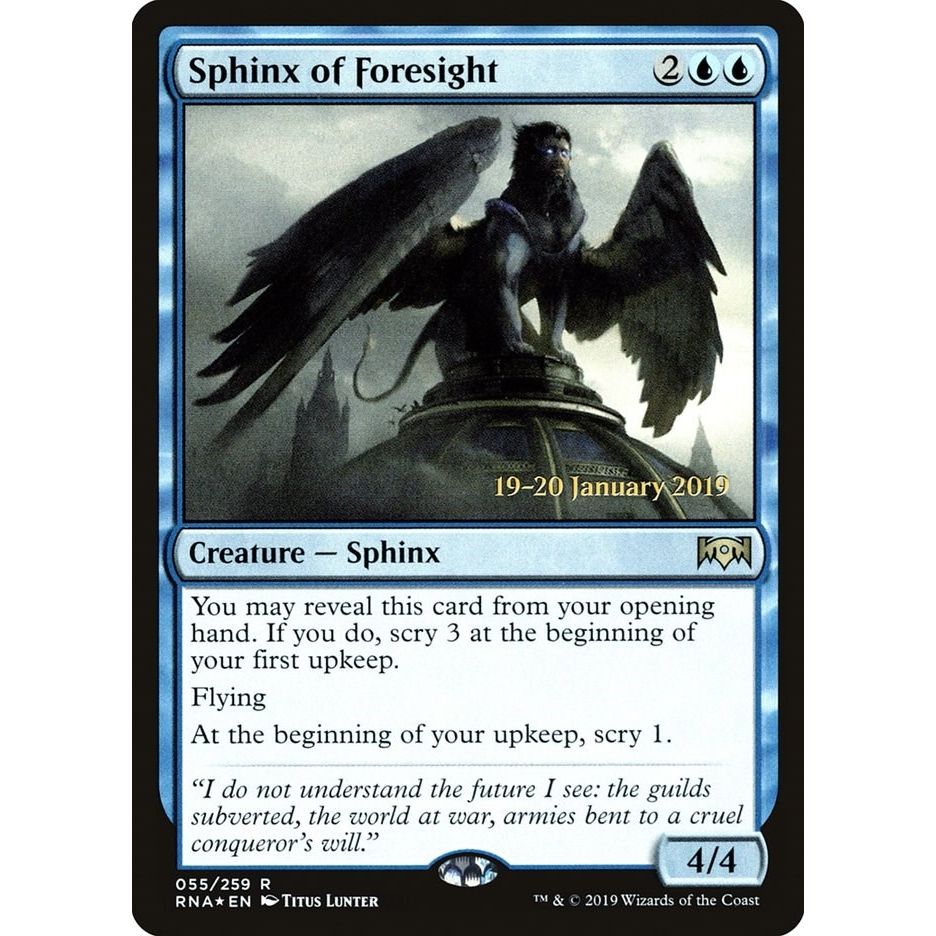 Image for Sphinx of Foresight (55) (PRE) - Magic: The Gathering