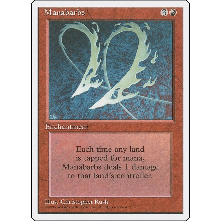 Image for Manabarbs (4ED) - Magic: The Gathering