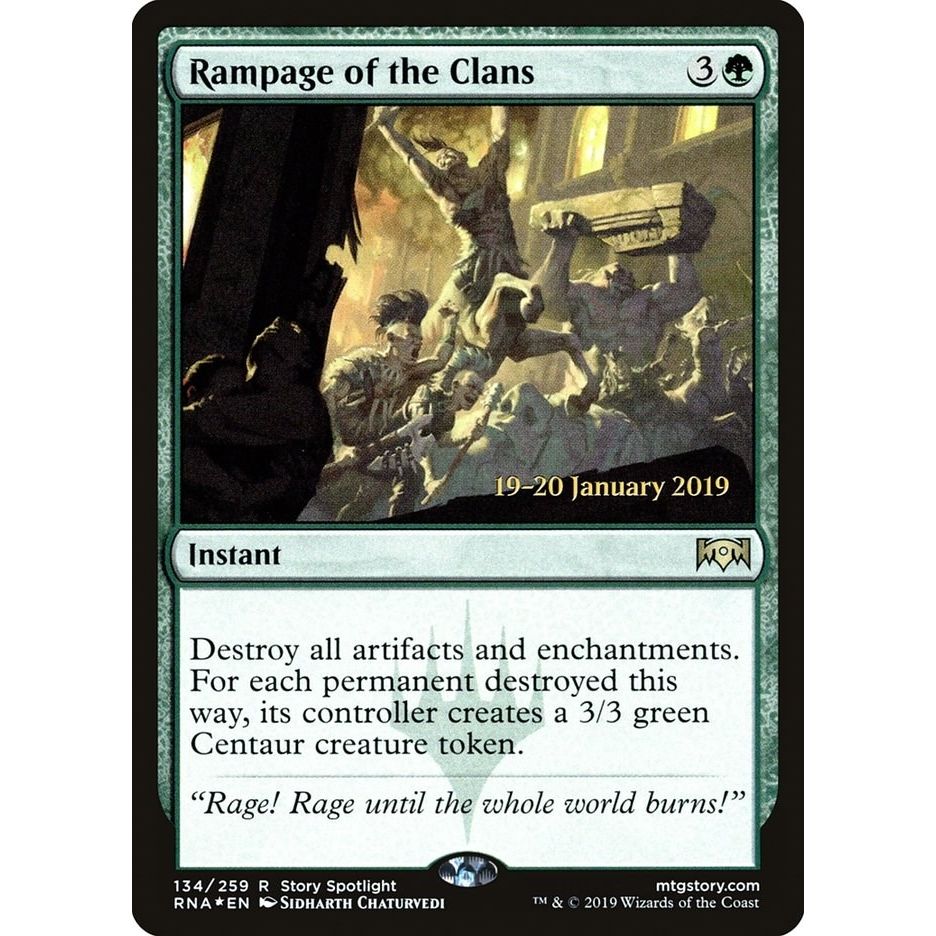 Image for Rampage of the Clans (134) (PRE) - Magic: The Gathering