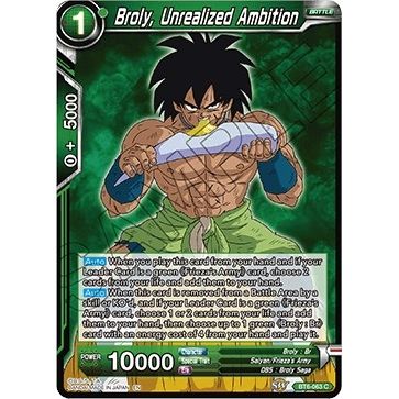 Image for Broly, Unrealized Ambition (BT6-063) (DBS-B06) - Dragon Ball Super: Masters