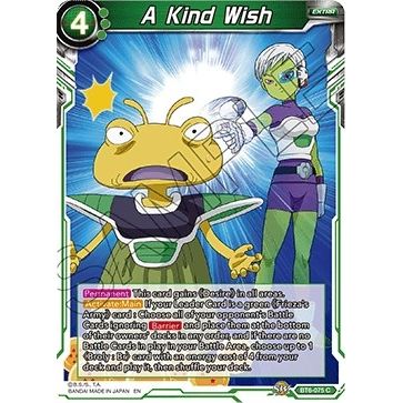 Image for A Kind Wish (BT6-075) (DBS-B06) - Dragon Ball Super: Masters