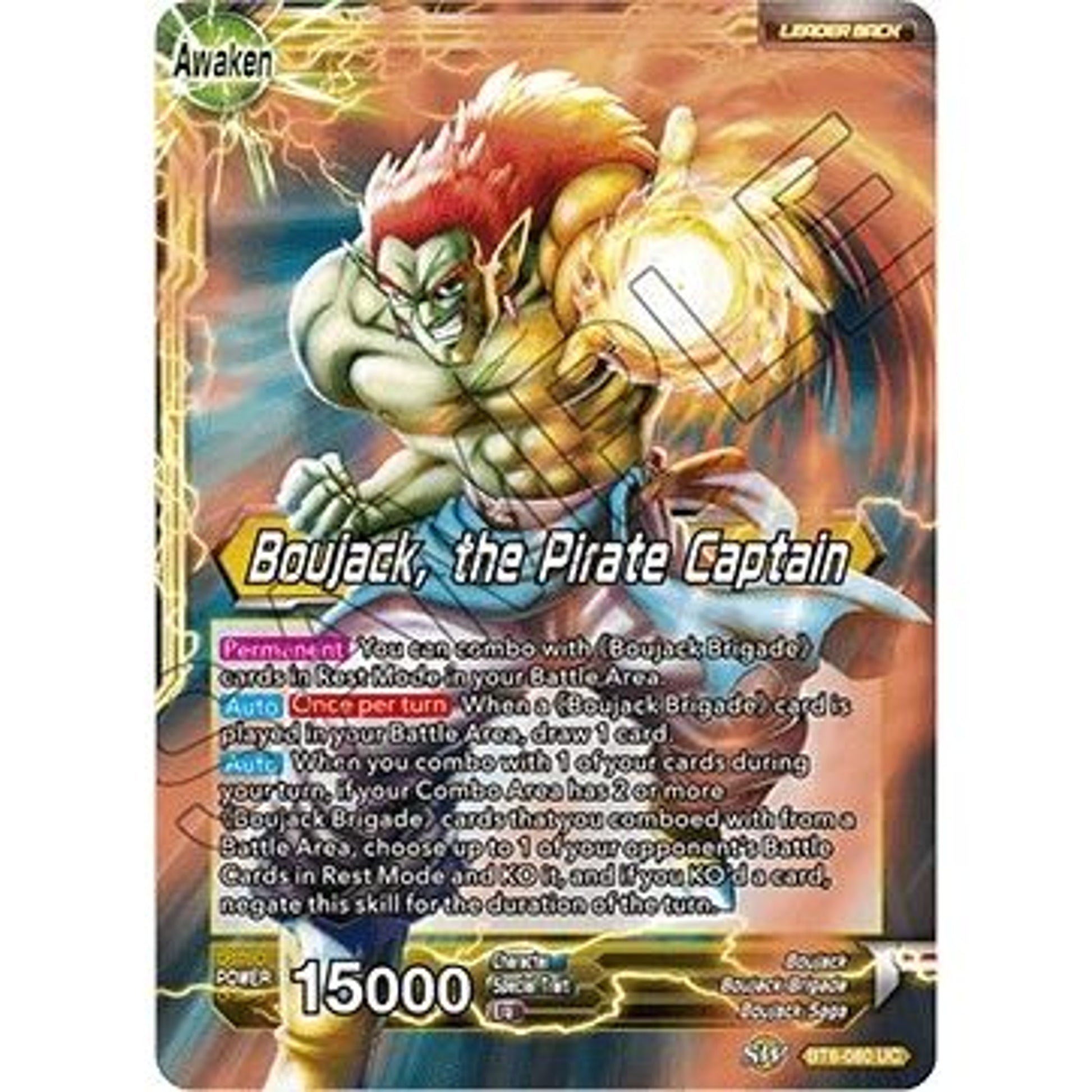 Image for Boujack // Boujack, the Pirate Captain (BT6-080) (DBS-B06) - Dragon Ball Super: Masters