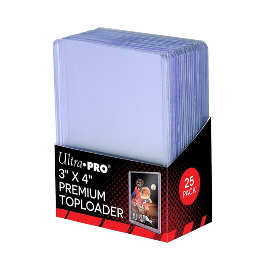 Image for 3" x 4" Super Clear Premium Toploader (25-Count) - Collectible Storage