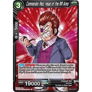 Image for Commander Red, Head of the RR Army (BT6-113) (DBS-B06) - Dragon Ball Super: Masters