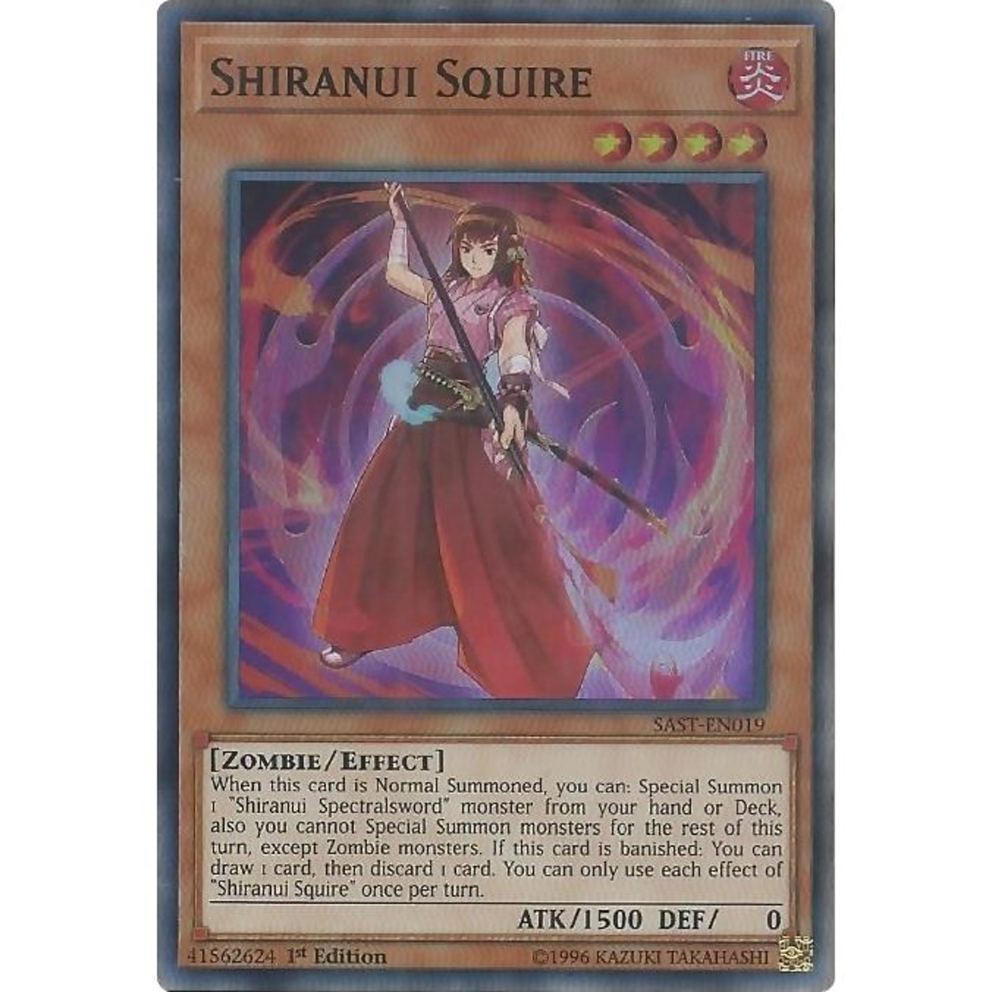 Image for Shiranui Squire (SAST-EN019) (SAST) - YuGiOh