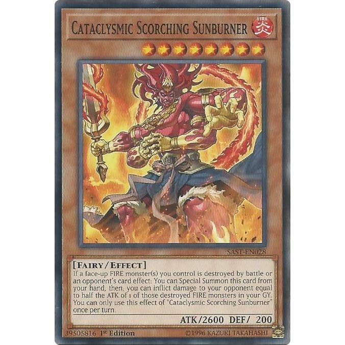 Image for Cataclysmic Scorching Sunburner (SAST-EN028) (SAST) - YuGiOh