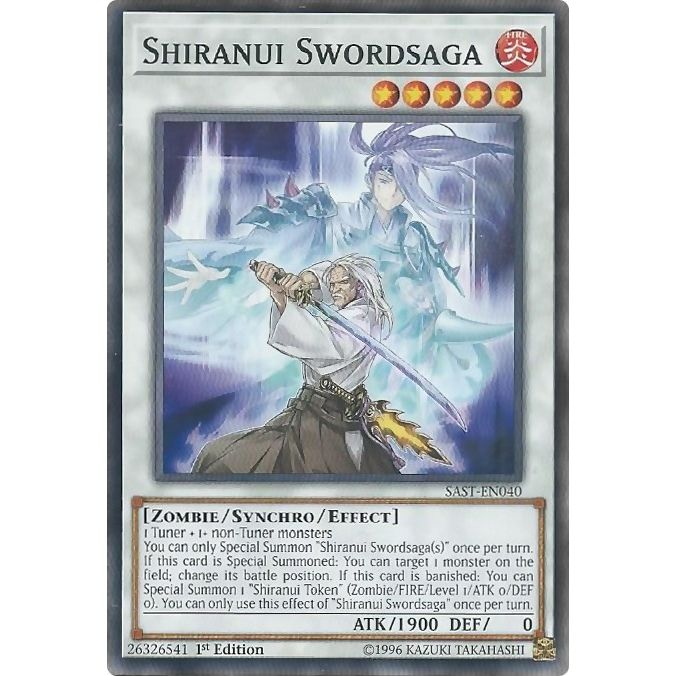 Image for Shiranui Swordsaga (SAST-EN040) (SAST) - YuGiOh