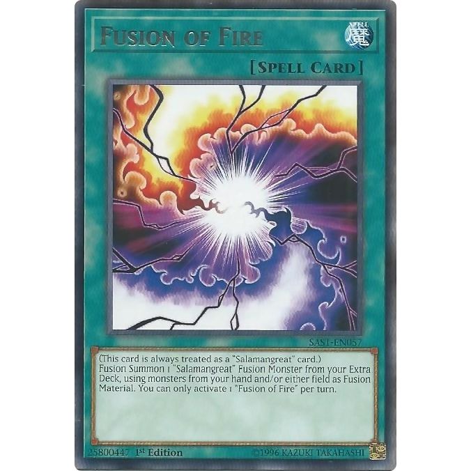 Image for Fusion of Fire (SAST-EN057) (SAST) - YuGiOh