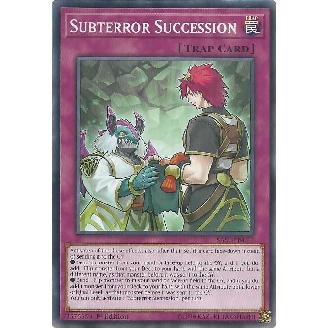 Image for Subterror Succession (SAST-EN077) (SAST) - YuGiOh