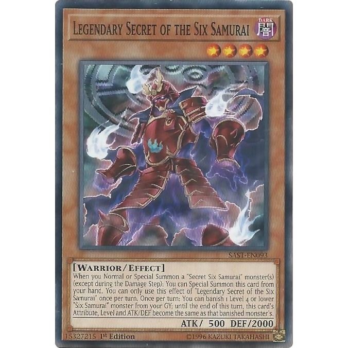 Image for Legendary Secret of the Six Samurai (SAST-EN093) (SAST) - YuGiOh
