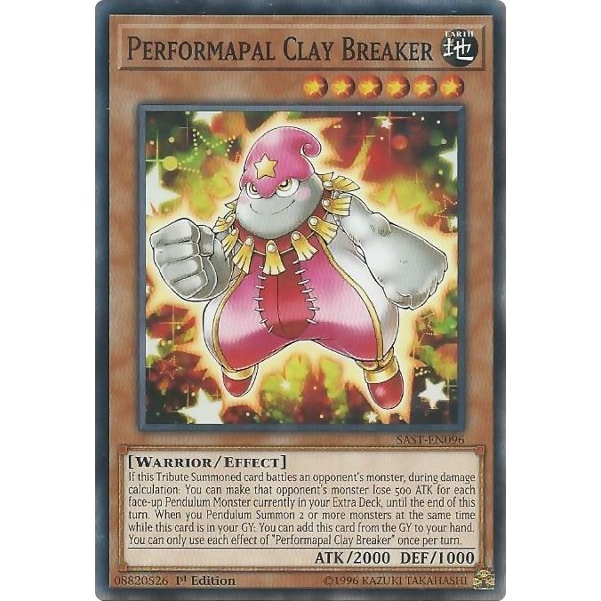 Image for Performapal Clay Breaker (SAST-EN096) (SAST) - YuGiOh