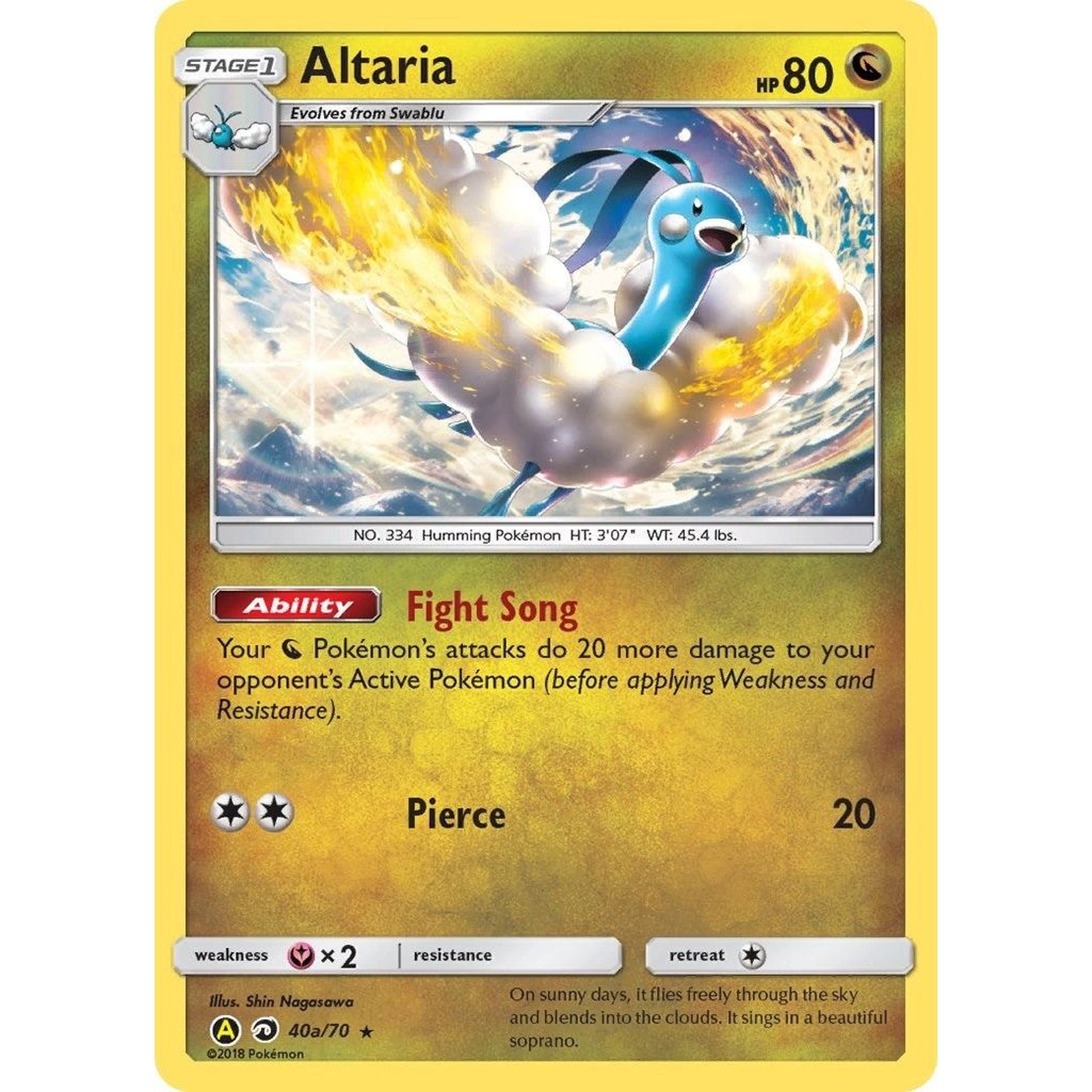Image for Altaria - 40a/70 (040a/070) (PR) - Pokemon