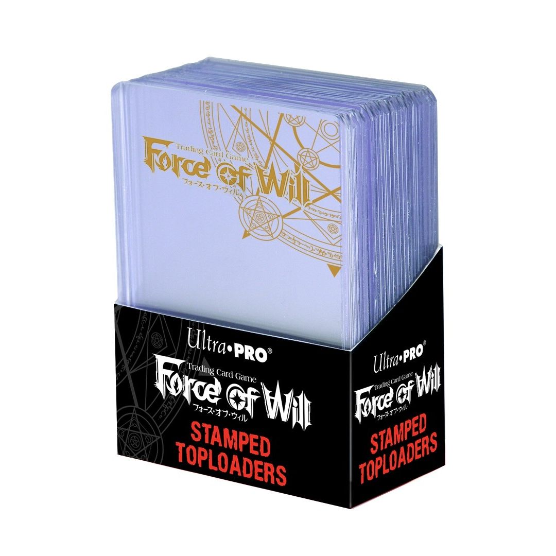 Image for Force of Will: Stamped Toploaders (50-Pack) - Collectible Storage