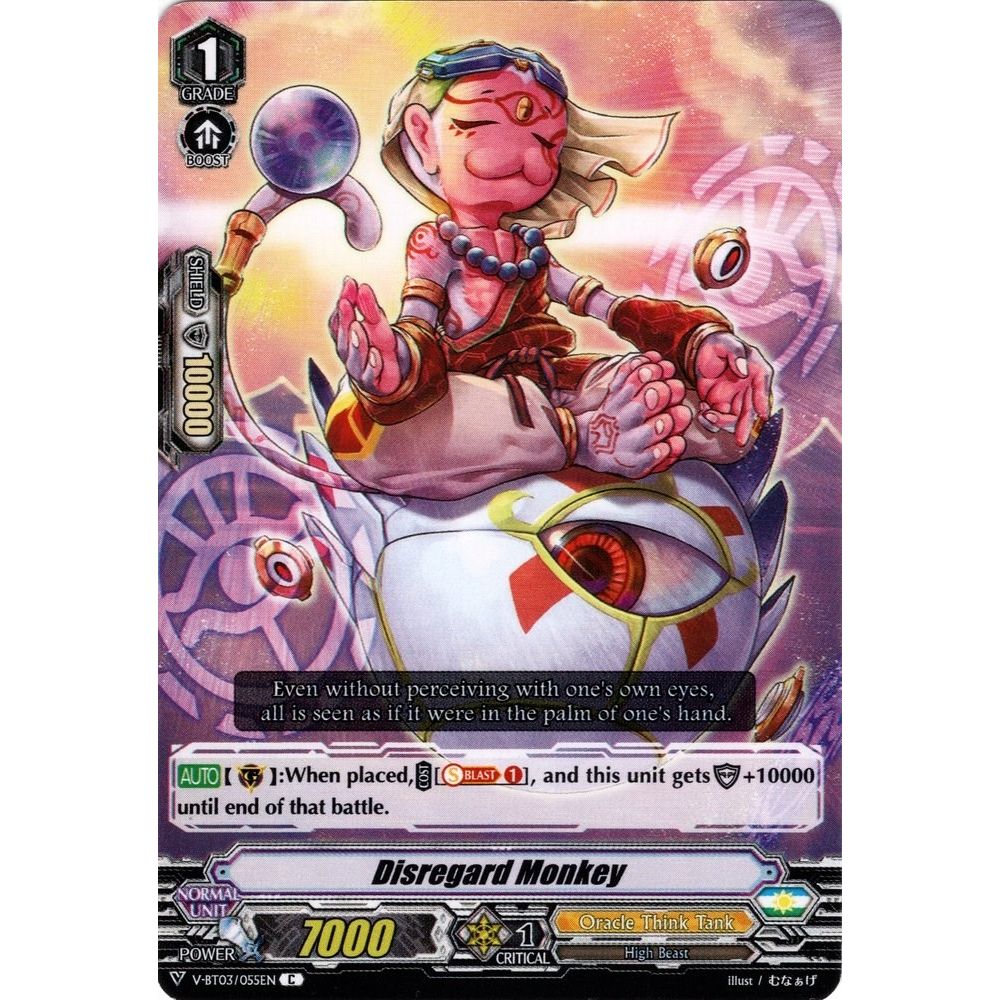 Image for Disregard Monkey (V-BT03/055EN) (V-BT03) - Cardfight Vanguard
