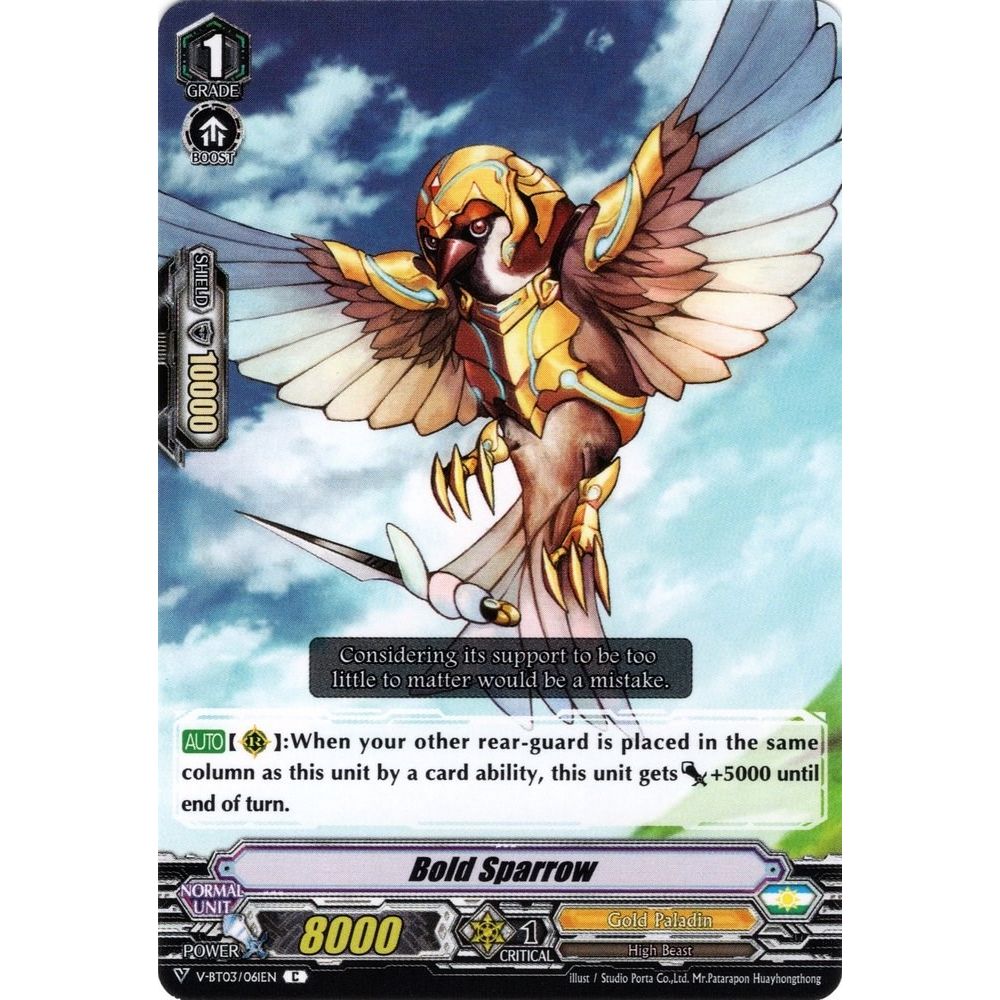 Image for Bold Sparrow (V-BT03/061EN) (V-BT03) - Cardfight Vanguard