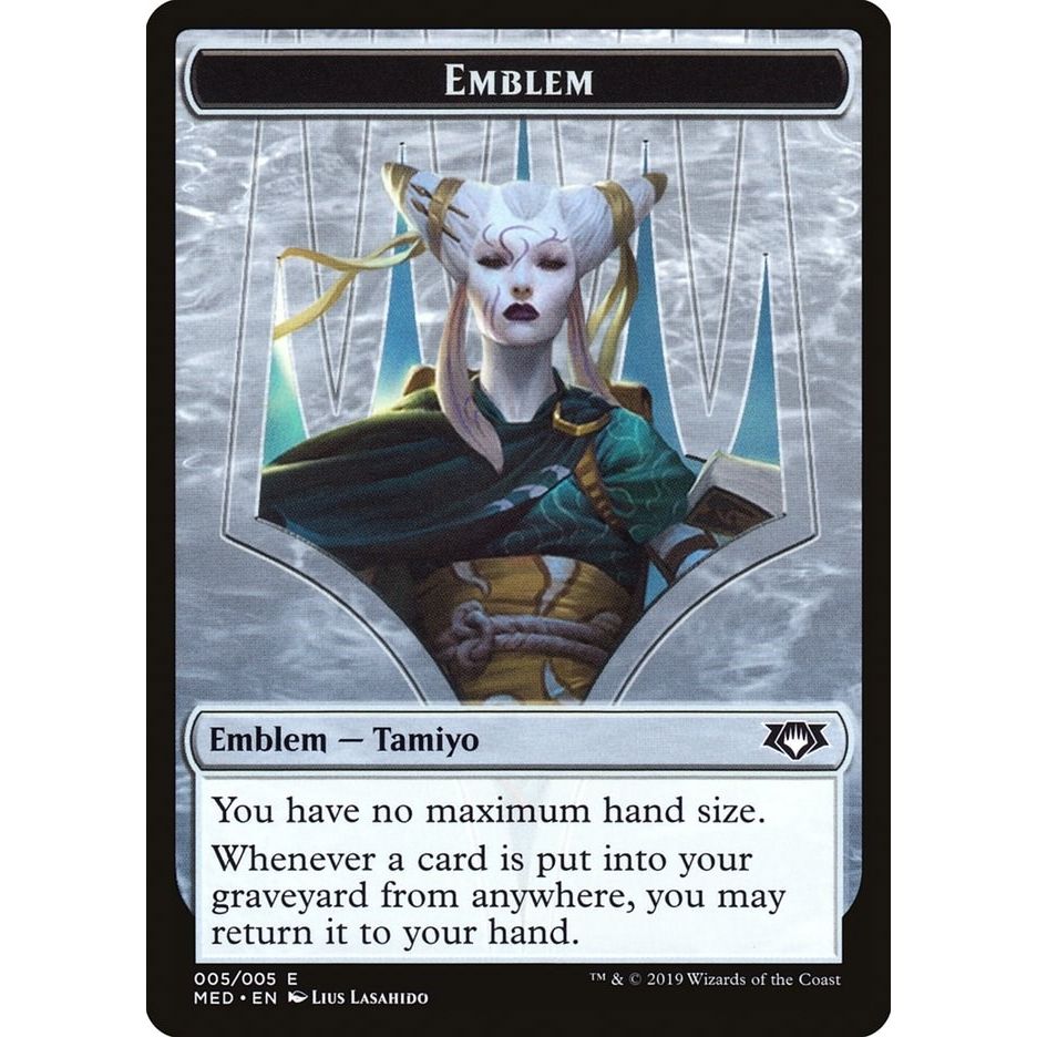 Image for Emblem - Tamiyo, the Moon Sage (5) (MED2) - Magic: The Gathering