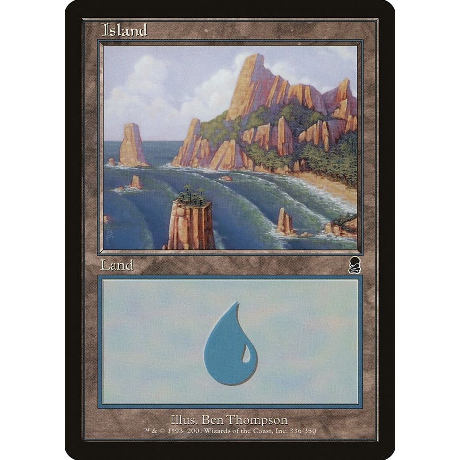 Image for Island (336) (336) (ODY) - Magic: The Gathering