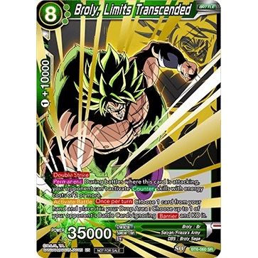 Image for Broly, Limits Transcended (Event Pack 3 - 2019) (BT6-060_PR) (PR) - Dragon Ball Super: Masters
