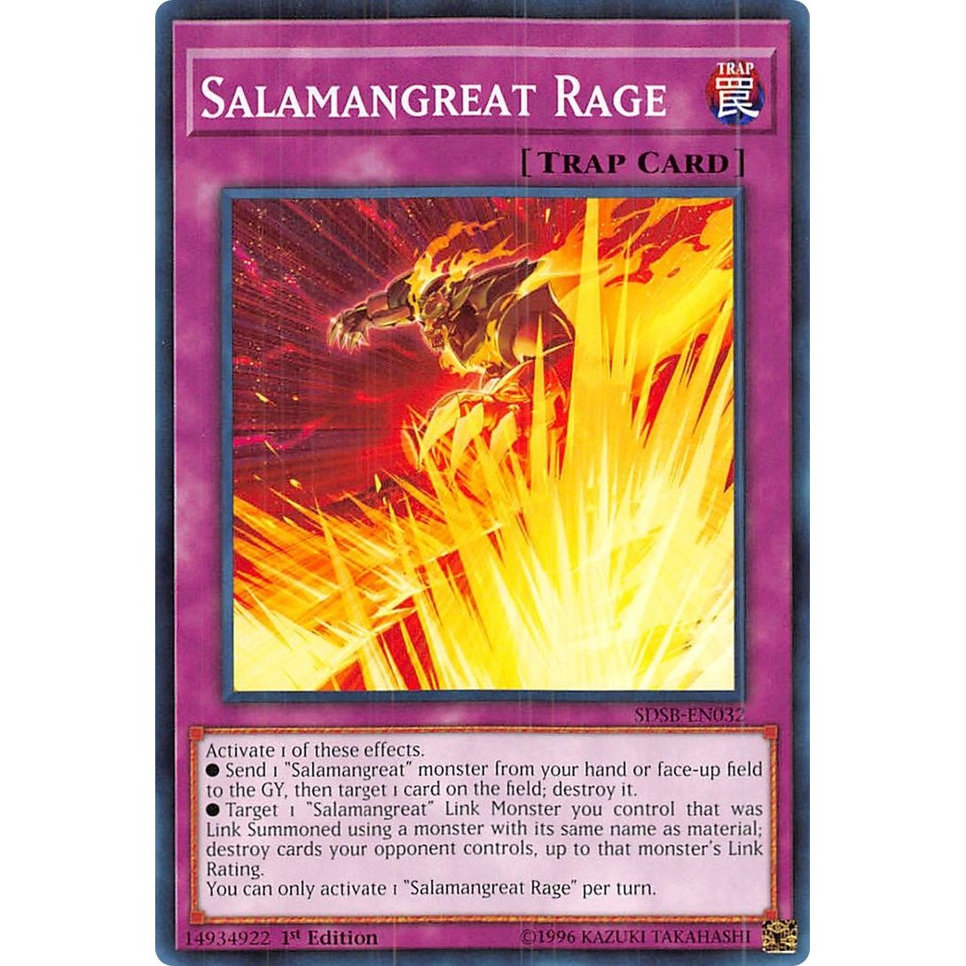 Image for Salamangreat Rage (SDSB-EN032) (SDSB) - YuGiOh