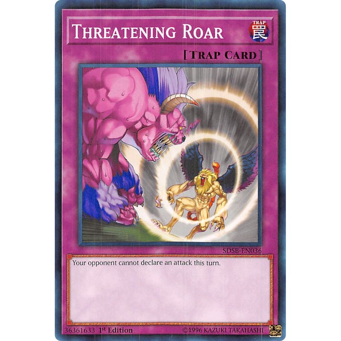 Image for Threatening Roar (SDSB-EN036) (SDSB) - YuGiOh