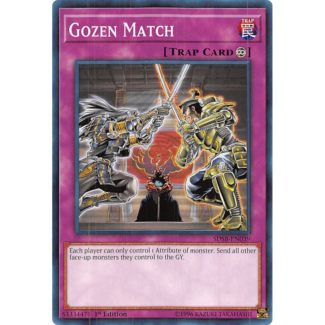Image for Gozen Match (SDSB-EN039) (SDSB) - YuGiOh