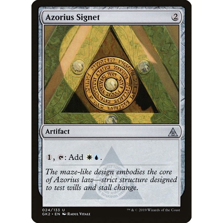Image for Azorius Signet (24) (GK2) - Magic: The Gathering