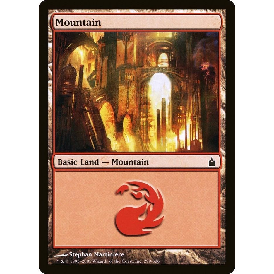 Image for Mountain (299) (299) (RAV) - Magic: The Gathering