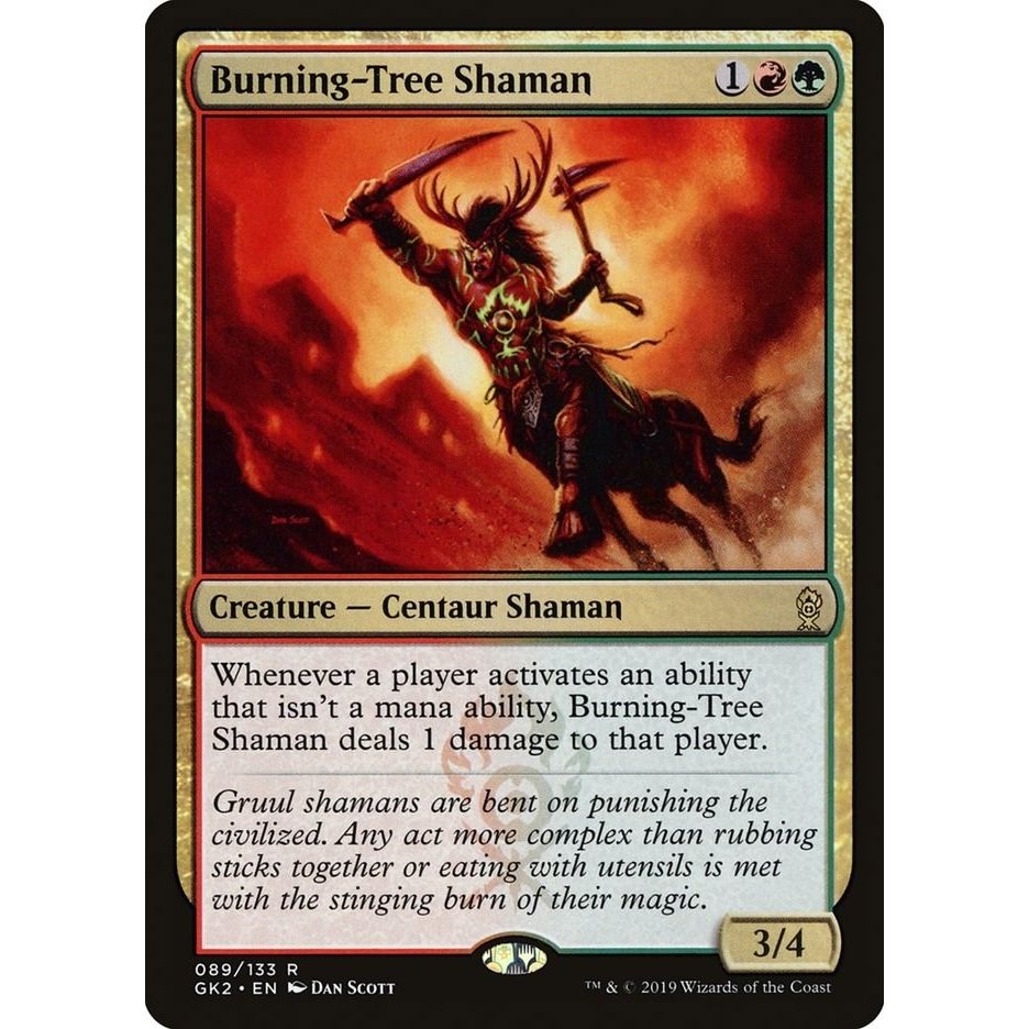 Image for Burning-Tree Shaman (89) (GK2) - Magic: The Gathering