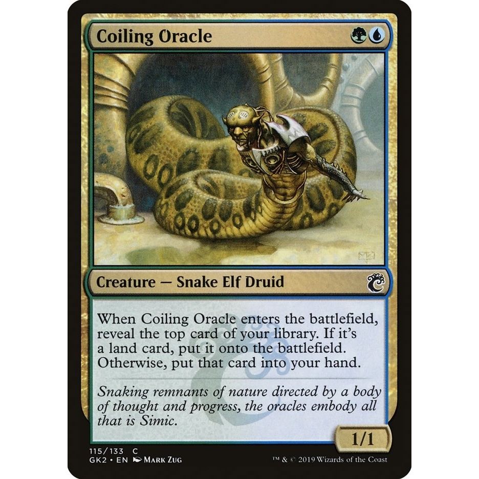 Image for Coiling Oracle (115) (GK2) - Magic: The Gathering