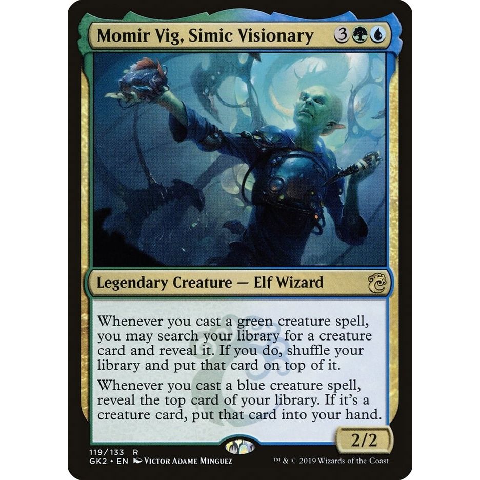 Image for Momir Vig, Simic Visionary (119) (GK2) - Magic: The Gathering