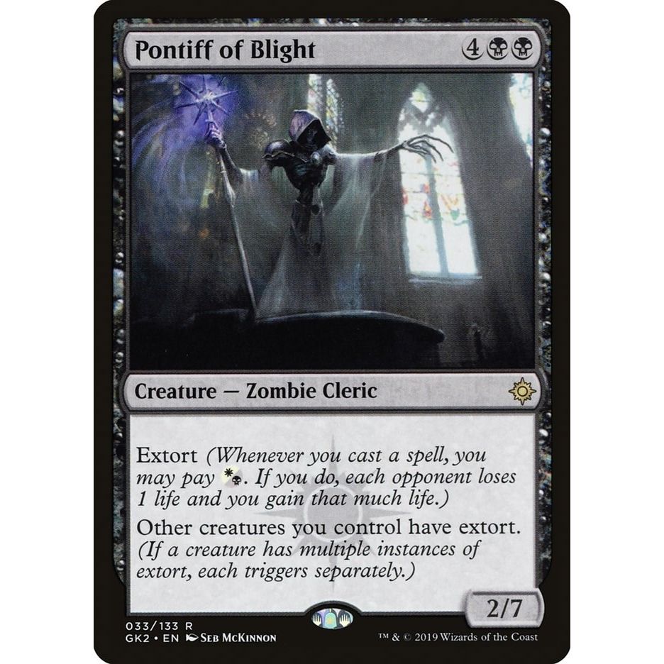 Image for Pontiff of Blight (33) (GK2) - Magic: The Gathering