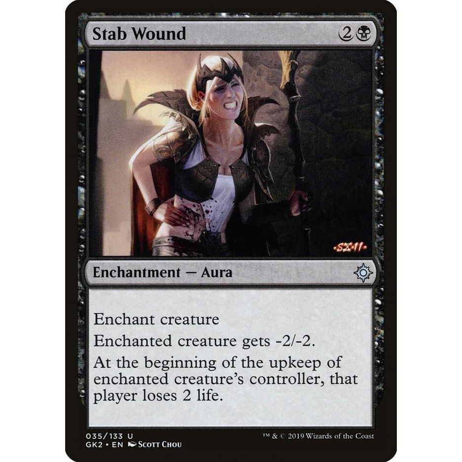 Image for Stab Wound (35) (GK2) - Magic: The Gathering