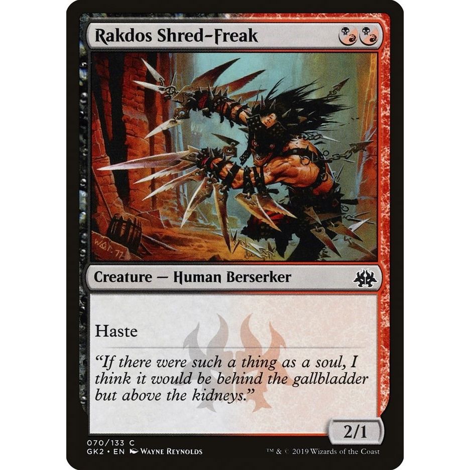 Image for Rakdos Shred-Freak (70) (GK2) - Magic: The Gathering