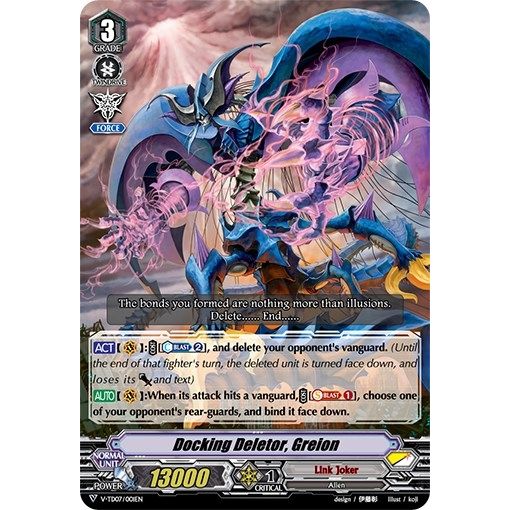 Image for Docking Deletor, Greion (V-TD07/001EN) (V-TD07) - Cardfight Vanguard