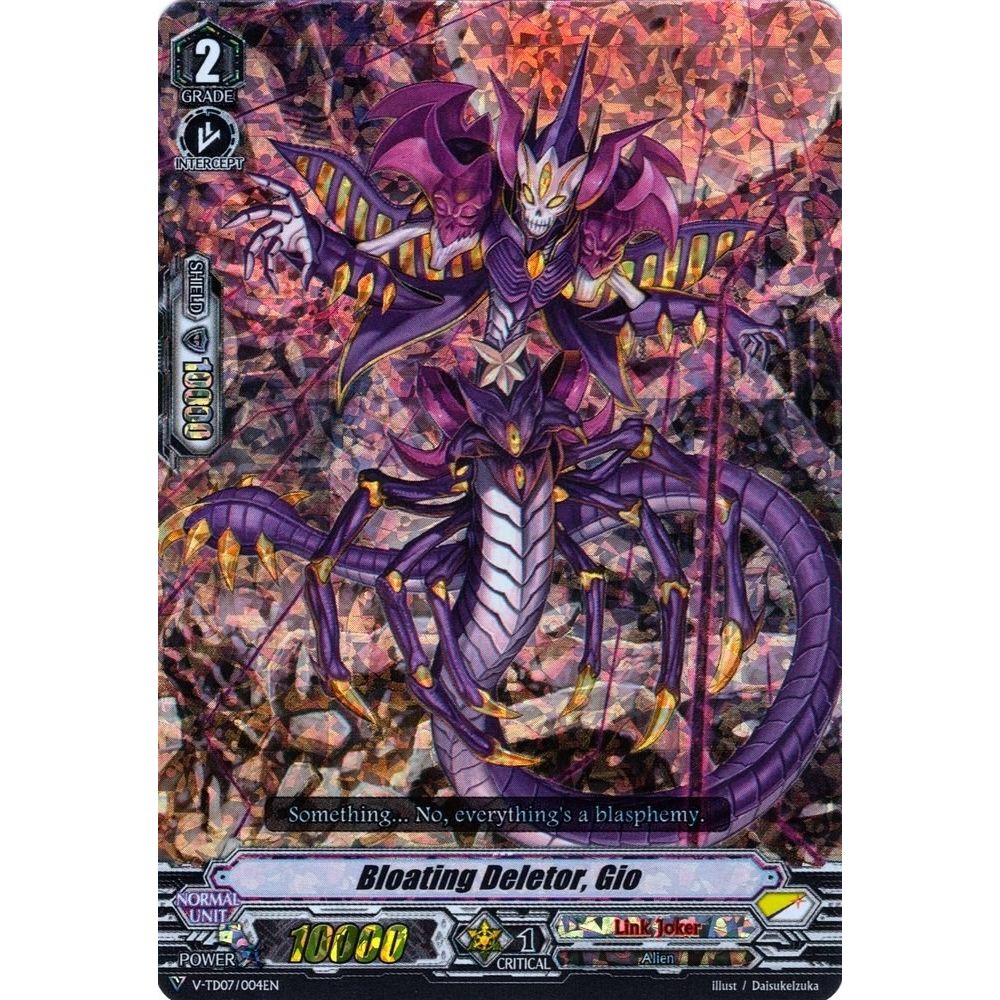 Image for Bloating Deletor, Gio (RRR Foil) (V-TD07/004EN) (V-TD07) - Cardfight Vanguard