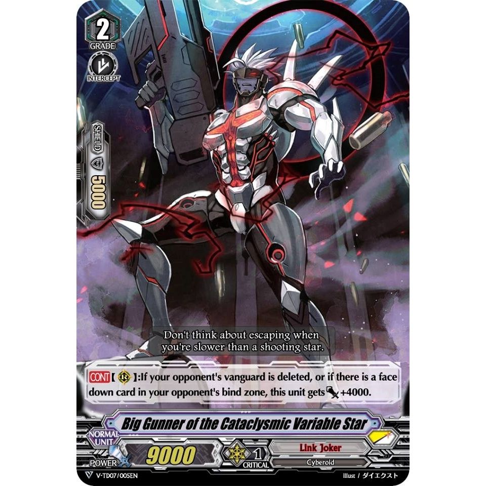 Image for Big Gunner of the Cataclysmic Variable Star (V-TD07/005EN) (V-TD07) - Cardfight Vanguard